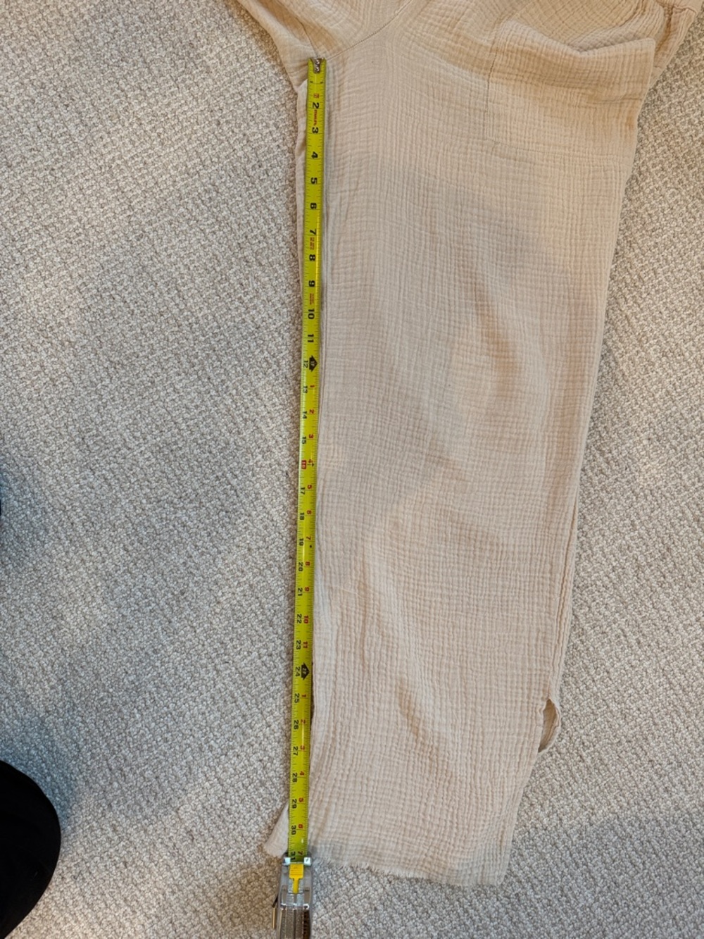 Rails Light Beige Gauze 2 Piece Matching Set - Top and Wide-Leg Pants Size M - Picture 11 of 11